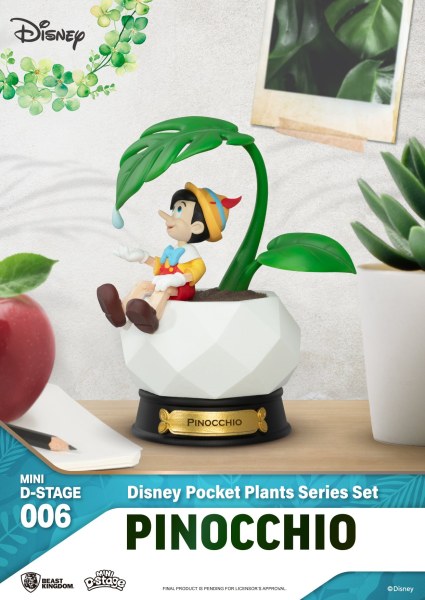 Set of 6 Mini Diorama Stage " "Pocket plants" " series - Disney mini D-Stage