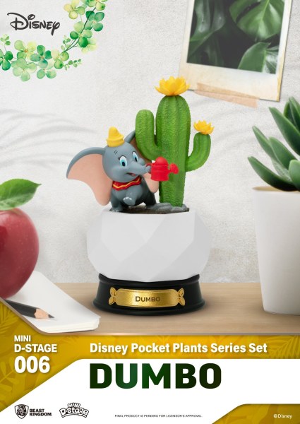 Set of 6 Mini Diorama Stage " "Pocket plants" " series - Disney mini D-Stage