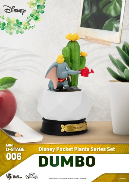 Set of 6 Mini Diorama Stage " "Pocket plants" " series - Disney mini D-Stage