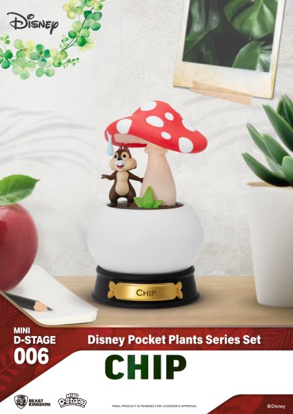 Set of 6 Mini Diorama Stage " "Pocket plants" " series - Disney mini D-Stage