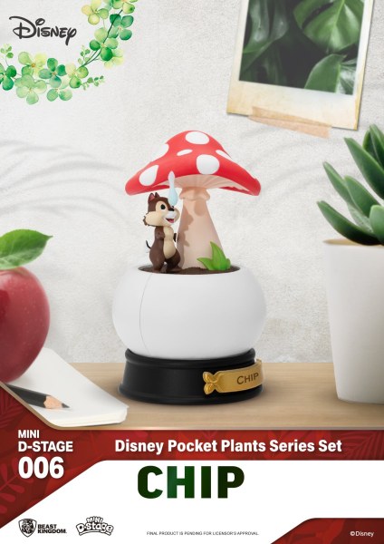 Set of 6 Mini Diorama Stage " "Pocket plants" " series - Disney mini D-Stage