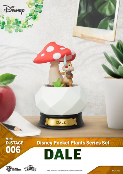Set of 6 Mini Diorama Stage " "Pocket plants" " series - Disney mini D-Stage