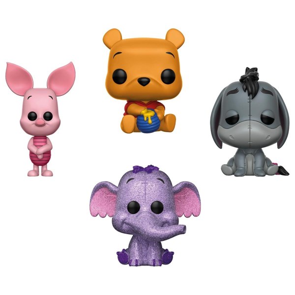 Pack of 4 Funko Pop! Movies Vinyl - Winnie the pooh - Disney