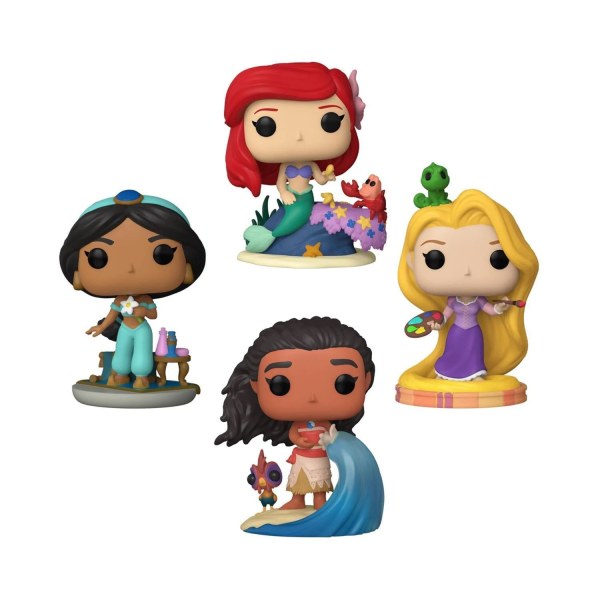 Pack de 4 Funko Pop! Movies Vinyl - Princesses ultimate - Disney