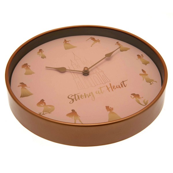 Wall clock Disney Princesses "Strong at Heart"