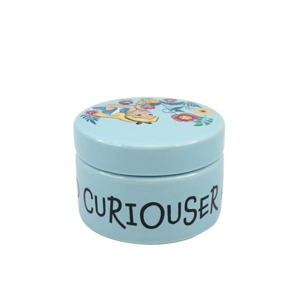 Alice in Wonderland round ceramic box - Disney