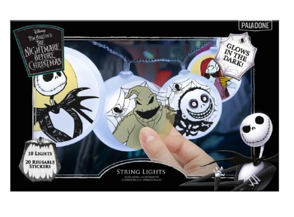 Nightmare Before Christmas light garland with stickers - Disney