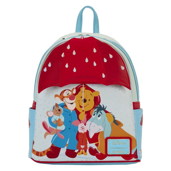MINI BACKPACK Winnie the Pooh and Friends on a rainy day - DISNEY LOUNGEFLY