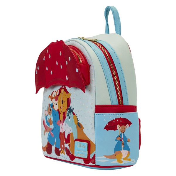 MINI BACKPACK Winnie the Pooh and Friends on a rainy day - DISNEY LOUNGEFLY