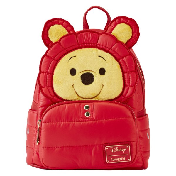 MINI BACKPACK Winnie the Pooh in rainy day down jacket - DISNEY LOUNGEFLY