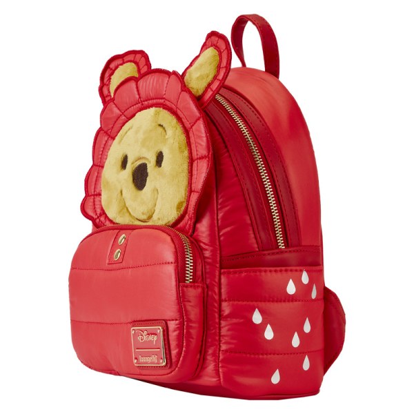 MINI BACKPACK Winnie the Pooh in rainy day down jacket - DISNEY LOUNGEFLY