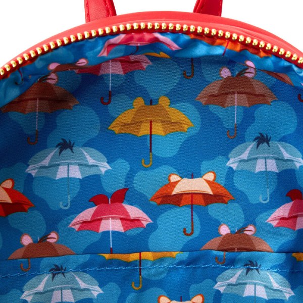 MINI BACKPACK Winnie the Pooh in rainy day down jacket - DISNEY LOUNGEFLY