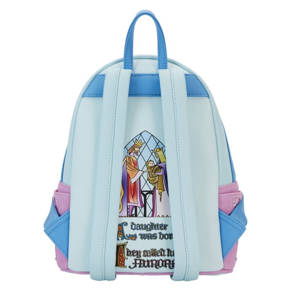 Sleeping Beauty castle mini backpack with The Three Good Fairies - DISNEY LOUNGEFLY