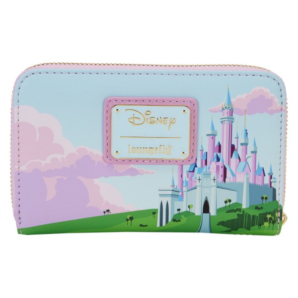 WALLET Sleeping Beauty Castle with the Three Good Fairies - DISNEY LOUNGEFLY