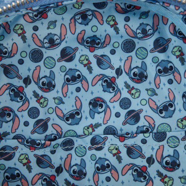 Mini Stitch backpack plush Sherpa - DISNEY LOUNGEFLY