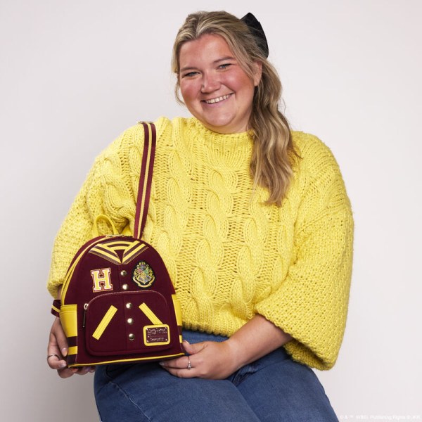 MINI BACKPACK Hogwarts Varsity Jacket - HARRY POTTER LOUNGEFLY