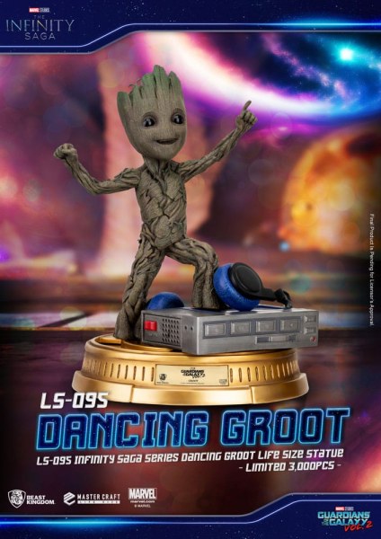 Dancing Groot 1/1 Guardians of the Galaxy 2 1/1 - Marvel Life Size Statue