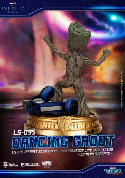 Dancing Groot 1/1 Guardians of the Galaxy 2 1/1 - Marvel Life Size Statue