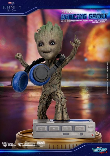 Dancing Groot 1/1 Guardians of the Galaxy 2 1/1 - Marvel Life Size Statue