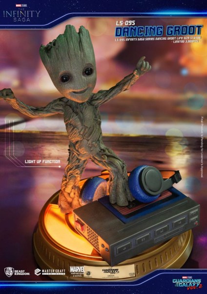 Dancing Groot 1/1 Guardians of the Galaxy 2 1/1 - Marvel Life Size Statue