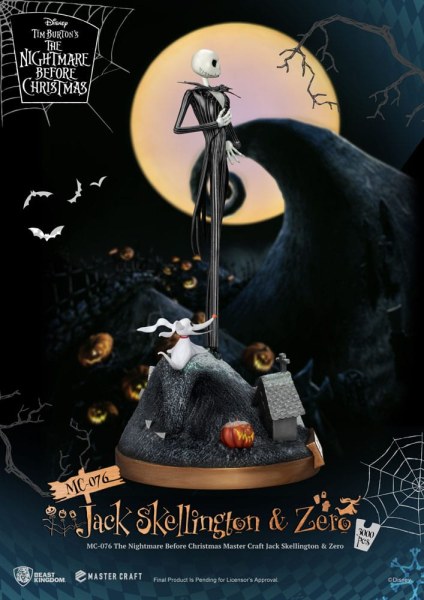 Jack Skellington and Zero - Disney Mastercraft