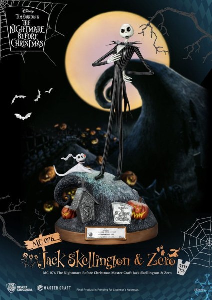 Jack Skellington and Zero - Disney Mastercraft