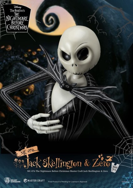 Jack Skellington and Zero - Disney Mastercraft