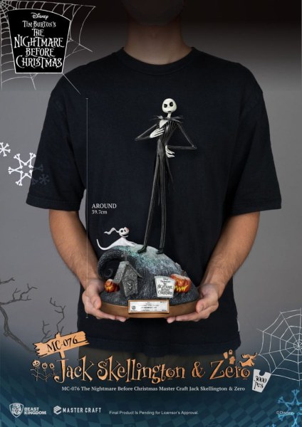 Jack Skellington and Zero - Disney Mastercraft