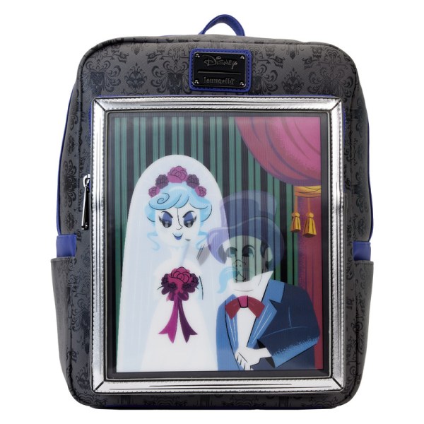 MINI Lenticular BACKPACK Haunted Mansion Portrait The Black Widow - DISNEY LOUNGEFLY