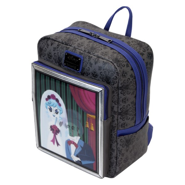 MINI Lenticular BACKPACK Haunted Mansion Portrait The Black Widow - DISNEY LOUNGEFLY