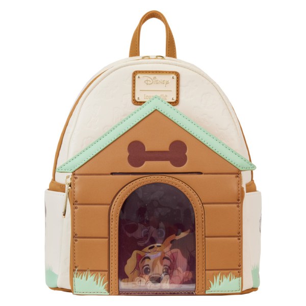 MINI BACKPACK Triple lenticular Disney dog ​​kennel - DISNEY LOUNGEFLY