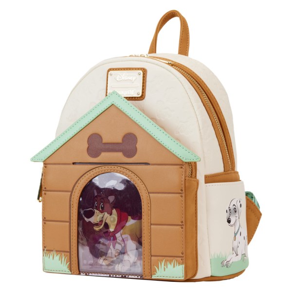 MINI BACKPACK Triple lenticular Disney dog ​​kennel - DISNEY LOUNGEFLY