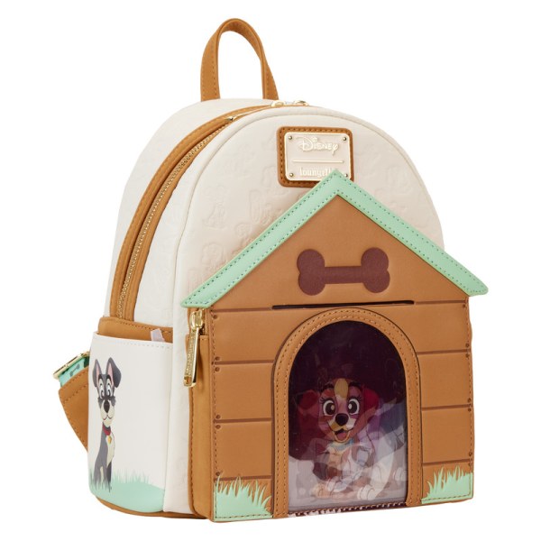 MINI BACKPACK Triple lenticular Disney dog ​​kennel - DISNEY LOUNGEFLY