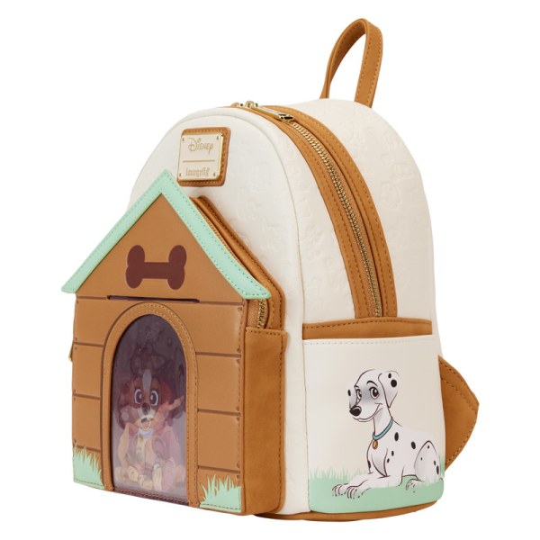 MINI BACKPACK Triple lenticular Disney dog ​​kennel - DISNEY LOUNGEFLY