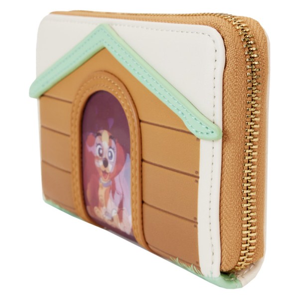 I Heart Disney Dogs Dog House Triple Lenticular Zip Around Wallet - DISNEY LOUNGEFLY