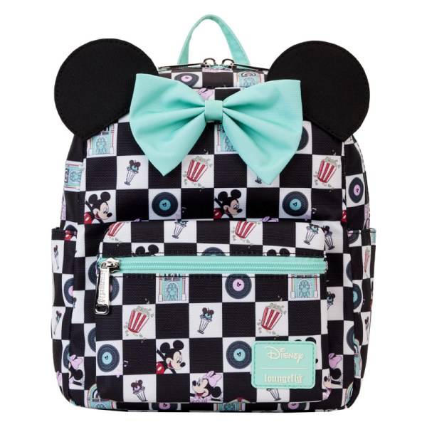 MINI BACKPACK Mickey and Minnie date night at the Diner - DISNEY LOUNGEFLY