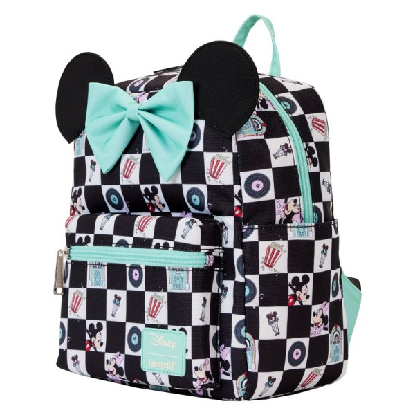 MINI BACKPACK Mickey and Minnie date night at the Diner - DISNEY LOUNGEFLY