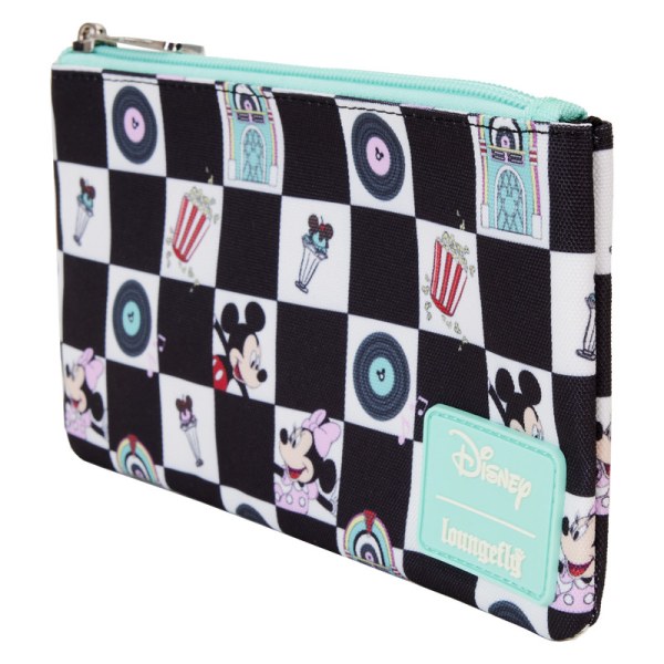 Pouch Mickey and Minnie date night at the Diner - DISNEY LOUNGEFLY