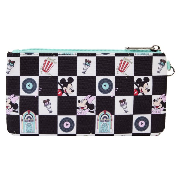 Pouch Mickey and Minnie date night at the Diner - DISNEY LOUNGEFLY