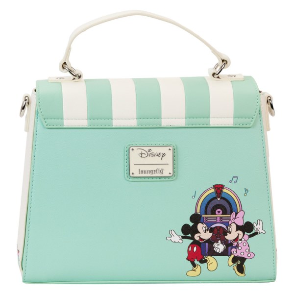 SHOULDER BAG Mickey and Minnie date night at the Diner - DISNEY LOUNGEFLY