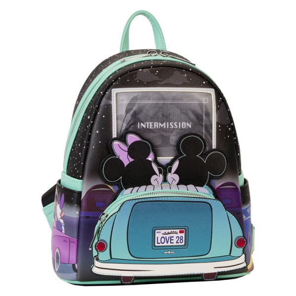 MINI Lenticular BACKPACK Mickey and Minnie Date Night at the Drive-In - DISNEY LOUNGEFLY