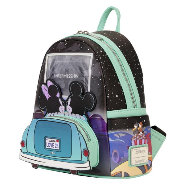 MINI Lenticular BACKPACK Mickey and Minnie Date Night at the Drive-In - DISNEY LOUNGEFLY