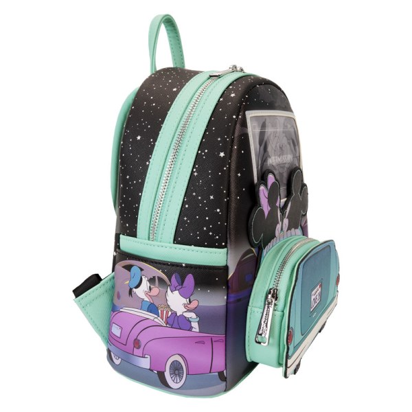 MINI Lenticular BACKPACK Mickey and Minnie Date Night at the Drive-In - DISNEY LOUNGEFLY