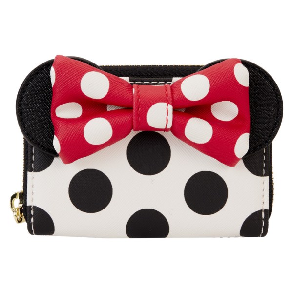 Minnie Mouse Rocks the Dots Classic Accordian Zip Around Wallet - DISNEY LOUNGEFLY