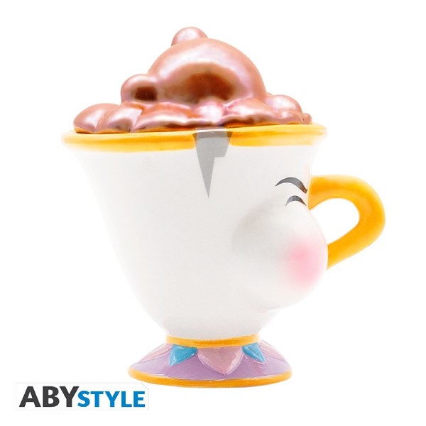 ZIP MUG WITH BUBBLES BEAUTY AND THE BEAST - DISNEY