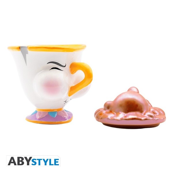 ZIP MUG WITH BUBBLES BEAUTY AND THE BEAST - DISNEY