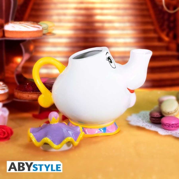 Teapot Set - Mrs Samovar and Zip - Beauty and the Beast