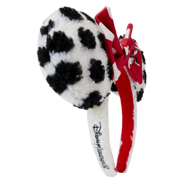 HEADBAND Minnie rocks classic sherpa dots - DISNEY LOUNGEFLY