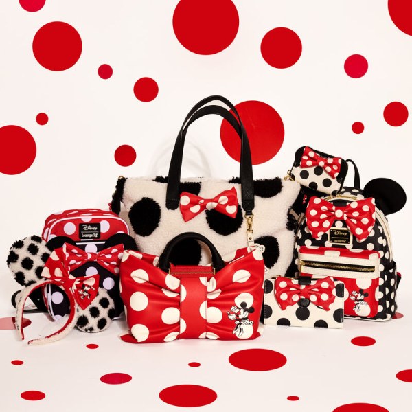 HEADBAND Minnie rocks classic sherpa dots - DISNEY LOUNGEFLY