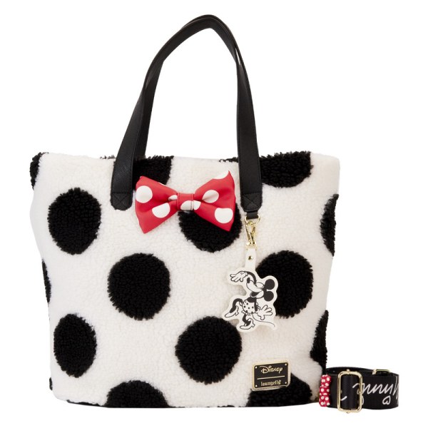 Tote bag Minnie makes the dots rocks - DISNEY LOUNGEFLY